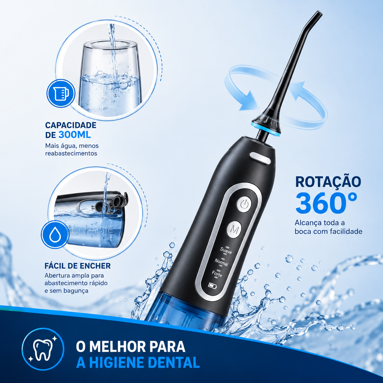 Jetfloss - Capacidade de 300mL